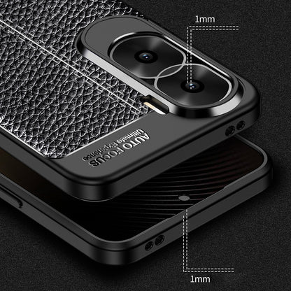 For Honor X50i 5G / 90 Lite 5G Dustproof TPU Phone Case Shockproof Phone Shell Litchi Texture Phone Cover