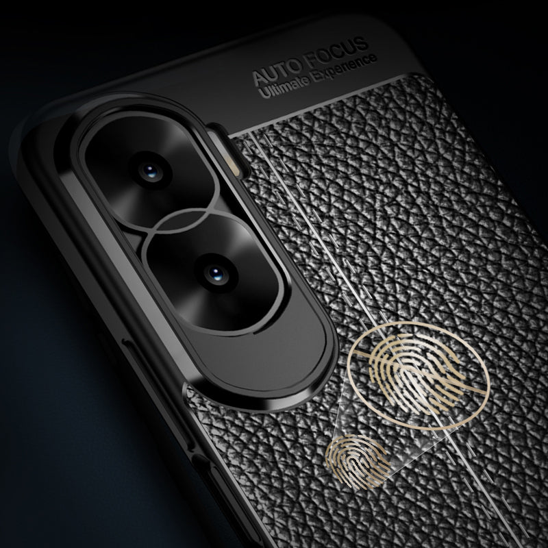 For Honor X50i 5G / 90 Lite 5G Dustproof TPU Phone Case Shockproof Phone Shell Litchi Texture Phone Cover