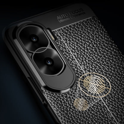 For Honor X50i 5G / 90 Lite 5G Dustproof TPU Phone Case Shockproof Phone Shell Litchi Texture Phone Cover