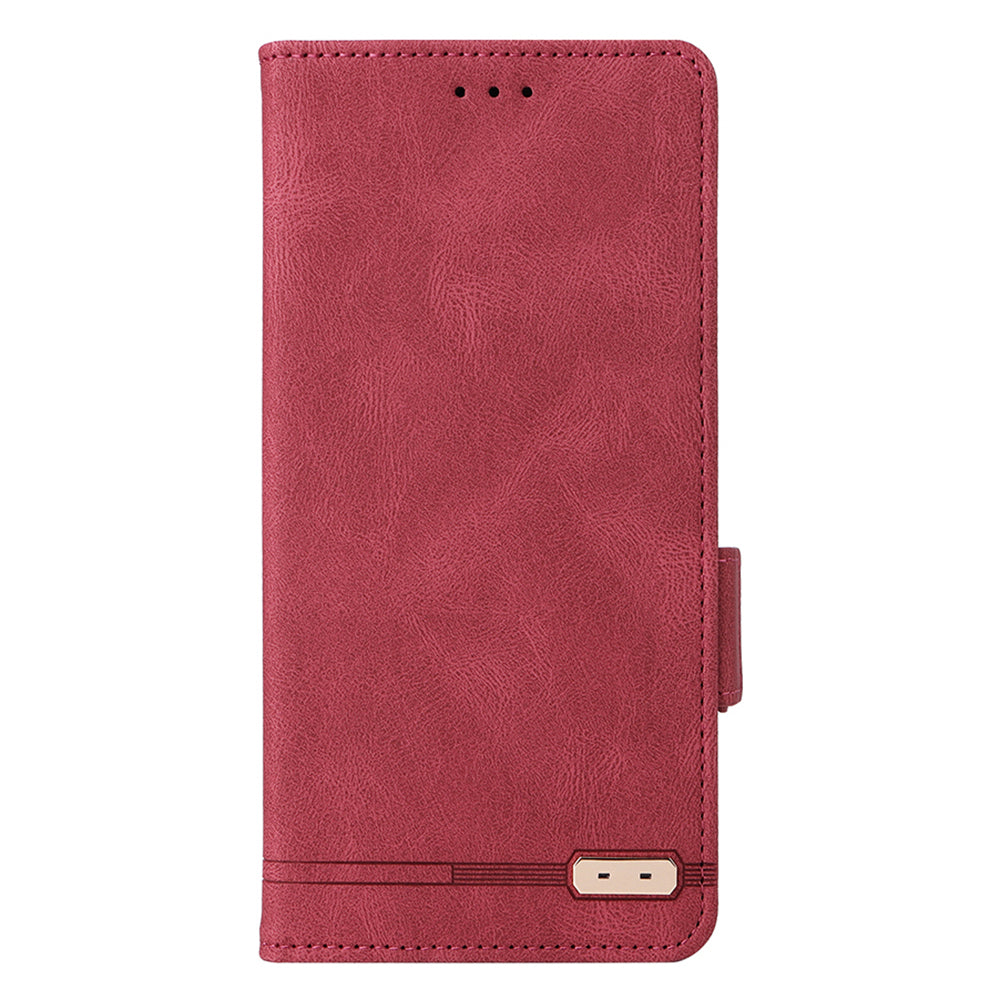 Protector Shell  for Nokia C32 Phone Case Hardware Decor PU Leather Wallet Stand Cover