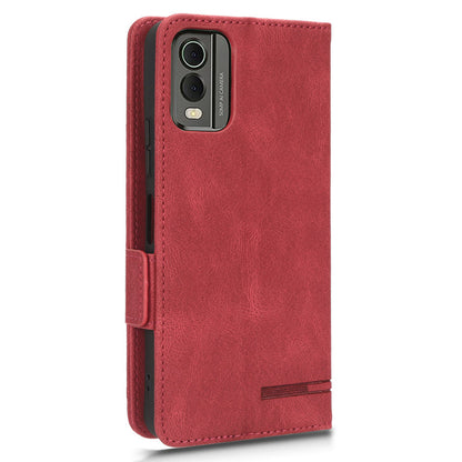 Protector Shell  for Nokia C32 Phone Case Hardware Decor PU Leather Wallet Stand Cover