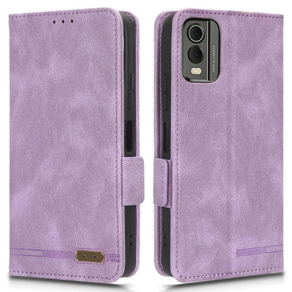 Protector Shell  for Nokia C32 Phone Case Hardware Decor PU Leather Wallet Stand Cover