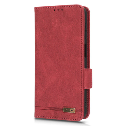 For Samsung Galaxy F14 5G Fall Proof Phone Case Hardware Decor PU Leather Wallet Stand Cover