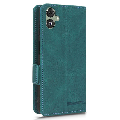 For Samsung Galaxy F14 5G Fall Proof Phone Case Hardware Decor PU Leather Wallet Stand Cover