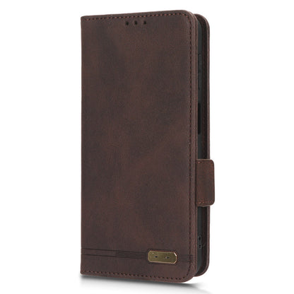 For Samsung Galaxy F14 5G Fall Proof Phone Case Hardware Decor PU Leather Wallet Stand Cover