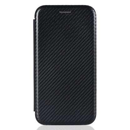 Stand Cover for Oppo A1 5G Carbon Fiber Texture Card Slot PU Leather Shockproof Phone Case