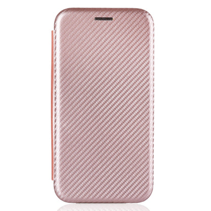 Stand Cover for Oppo A1 5G Carbon Fiber Texture Card Slot PU Leather Shockproof Phone Case