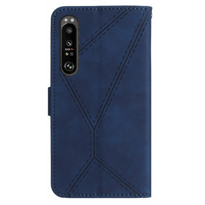 HT05 Wallet Cover for Sony Xperia 1 V Full Protection Skin-touch Phone Case PU Leather Shell