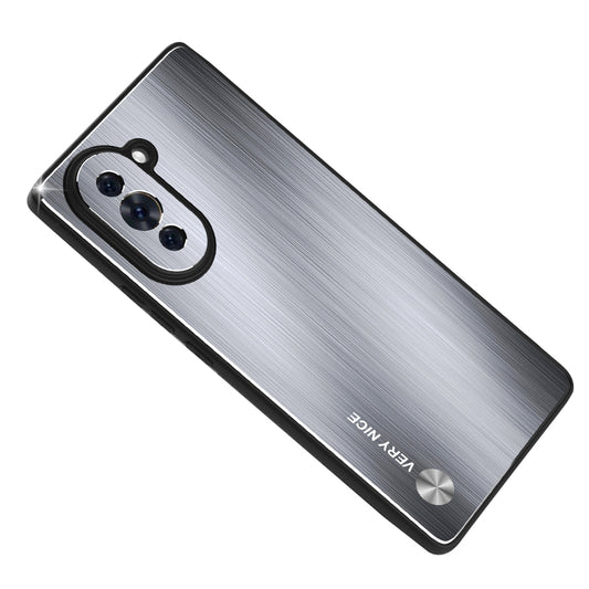 For Huawei nova 10 4G Brushed Metal Case Aluminium Alloy TPU Frame Drop Protection Phone Cover