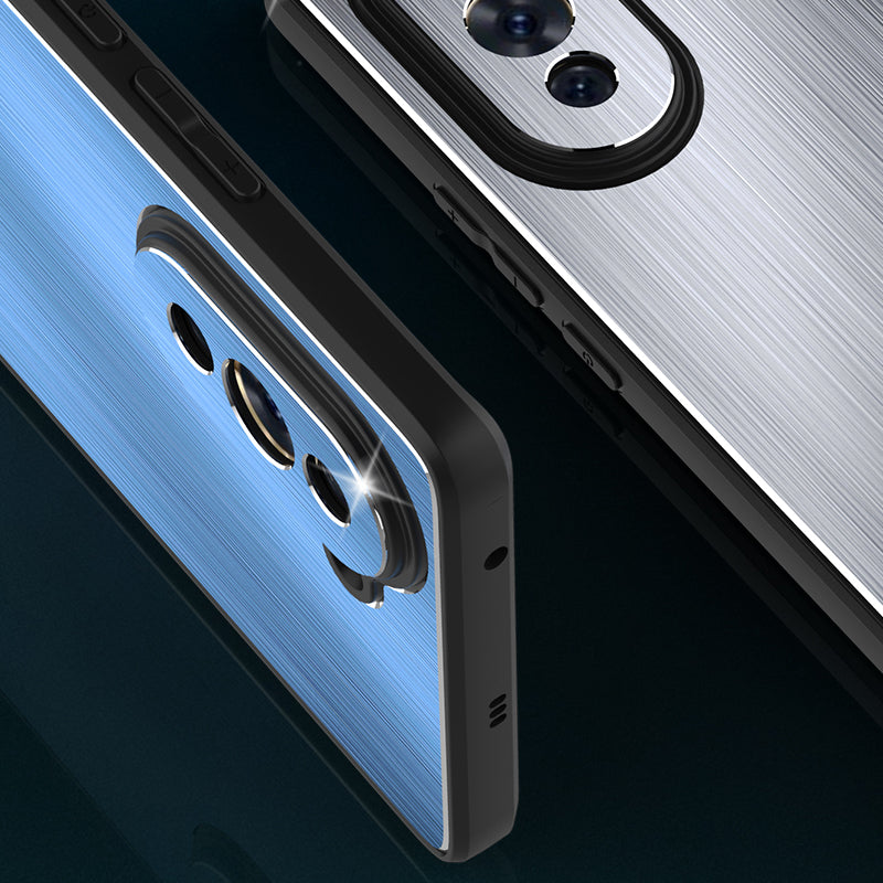 For Huawei nova 10 4G Brushed Metal Case Aluminium Alloy TPU Frame Drop Protection Phone Cover
