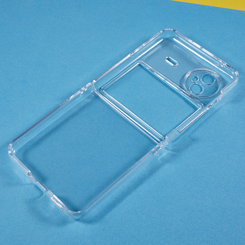 PC Phone Case for vivo X Flip Anti-Scratch Two-Piece Design Protective Phone Cover