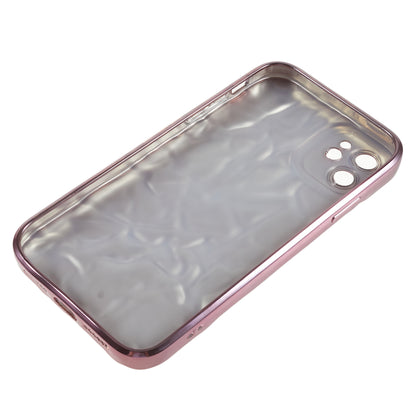 Wrinkled Uneven Phone Case for iPhone 11 , Electroplating Flexible TPU Phone Cover