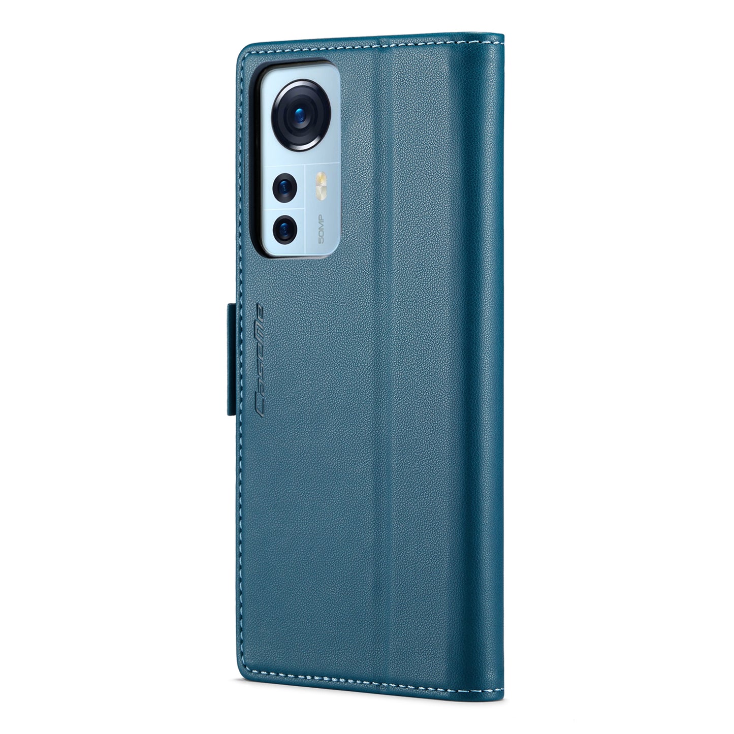 CASEME 023 Series For Xiaomi 12 5G / 12X 5G / 12S 5G PU Leather Cover RFID Blocking Wallet Phone Case