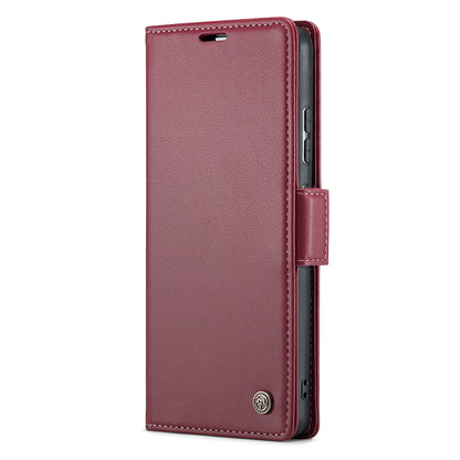 CASEME 023 Series For Xiaomi 12 5G / 12X 5G / 12S 5G PU Leather Cover RFID Blocking Wallet Phone Case