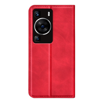 For Huawei P60 PU Leather Flip Wallet Case Skin-touch Stand Cell Phone Cover