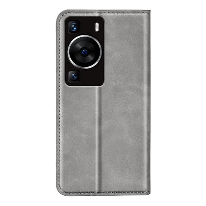 For Huawei P60 PU Leather Flip Wallet Case Skin-touch Stand Cell Phone Cover