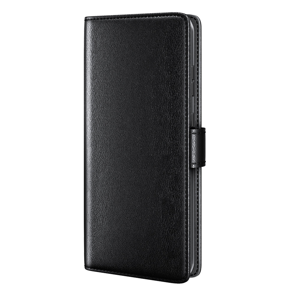 For Huawei P60 Magnetic Flip Phone Case Genuine Split Leather Wallet Stand Cover