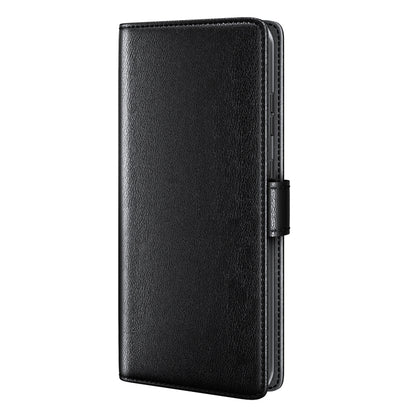 For Huawei P60 Magnetic Flip Phone Case Genuine Split Leather Wallet Stand Cover