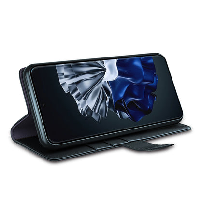 For Huawei P60 Magnetic Flip Phone Case Genuine Split Leather Wallet Stand Cover