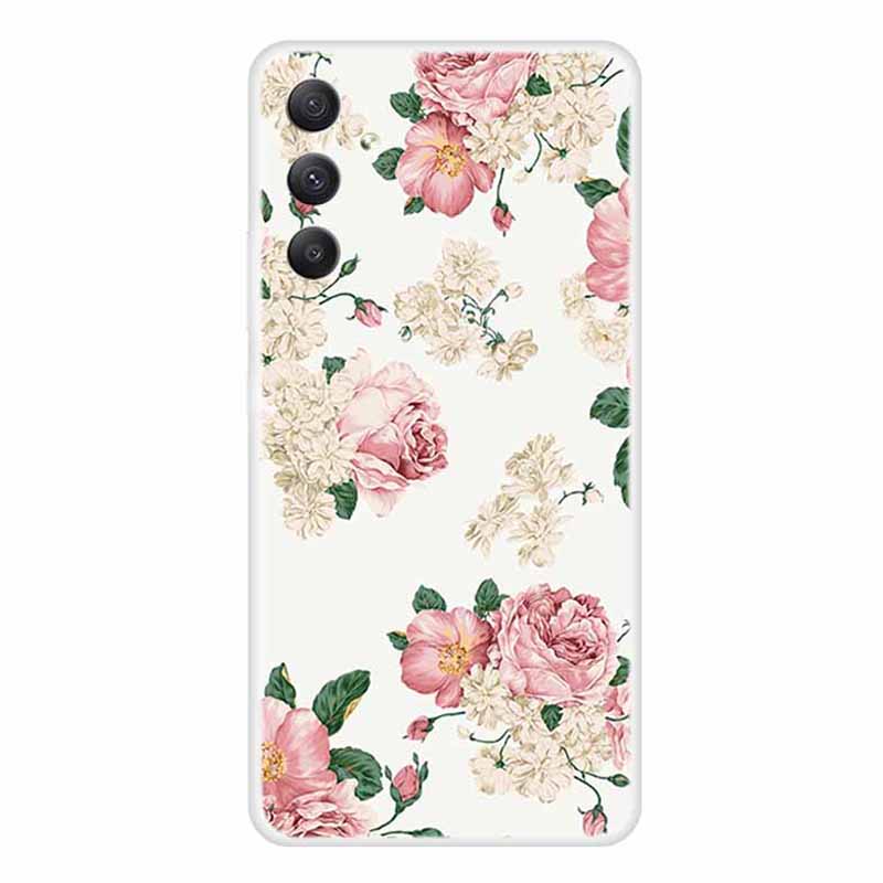 For Samsung Galaxy A34 5G Pattern Printing Case Flexible TPU Protective Shockproof Phone Cover