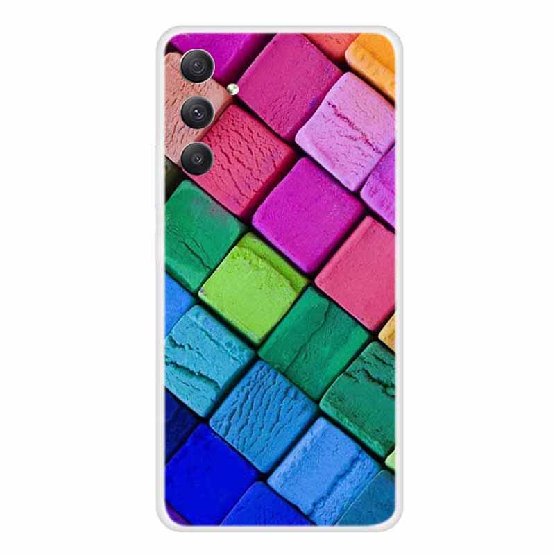 For Samsung Galaxy A34 5G Pattern Printing Case Flexible TPU Protective Shockproof Phone Cover