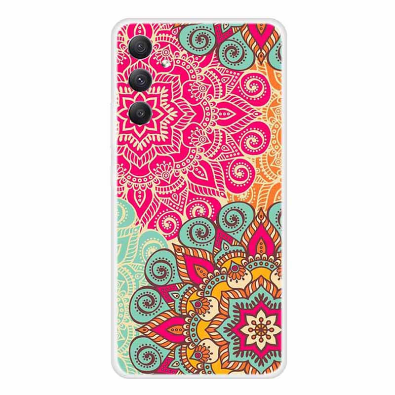 For Samsung Galaxy A34 5G Pattern Printing Case Flexible TPU Protective Shockproof Phone Cover
