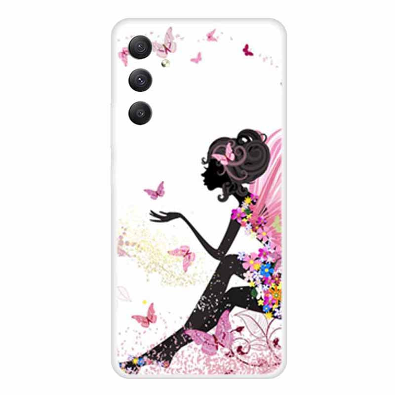 For Samsung Galaxy A34 5G Pattern Printing Case Flexible TPU Protective Shockproof Phone Cover