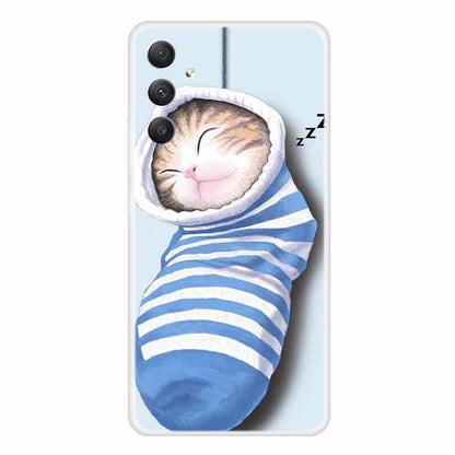 For Samsung Galaxy A34 5G Pattern Printing Case Flexible TPU Protective Shockproof Phone Cover