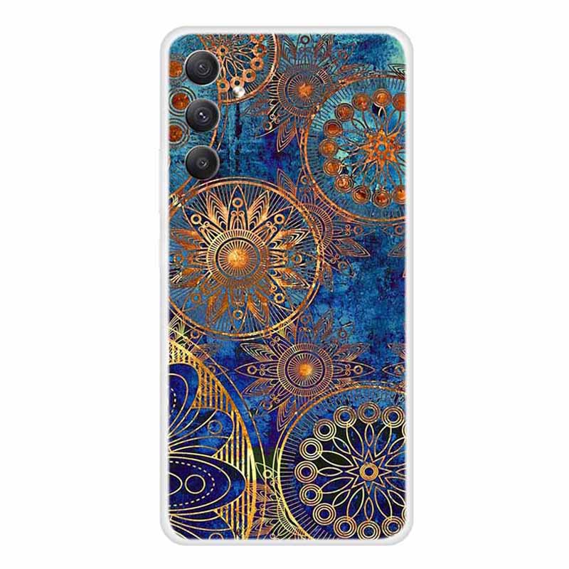 For Samsung Galaxy A34 5G Pattern Printing Case Flexible TPU Protective Shockproof Phone Cover