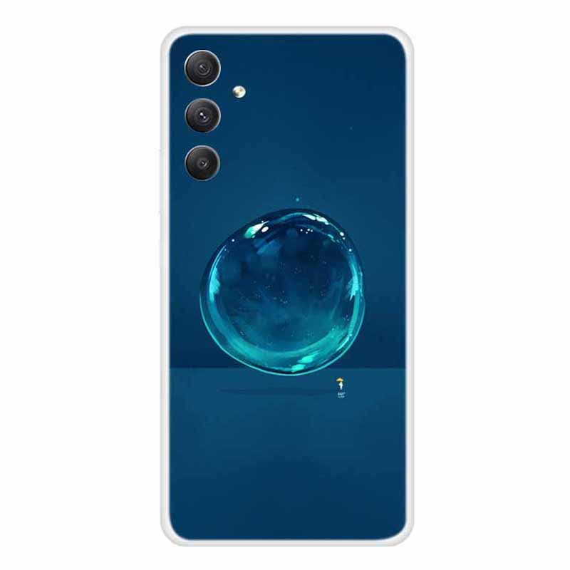 For Samsung Galaxy A34 5G Flexible TPU Shockproof Cover Pattern Print Design Phone Case