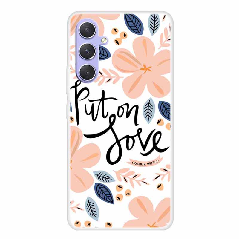 For Samsung Galaxy A54 5G Soft TPU Case Pattern Printed Design Slim Thin Phone Cover