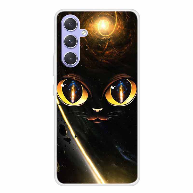 For Samsung Galaxy A54 5G Soft TPU Case Pattern Printed Design Slim Thin Phone Cover