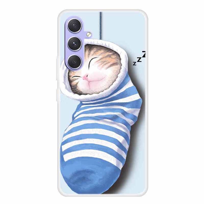 For Samsung Galaxy A54 5G Flexible TPU Protective Cover Pattern Printing Phone Case