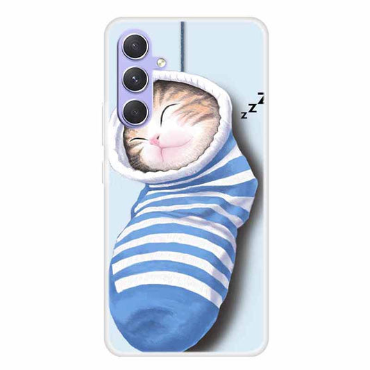 For Samsung Galaxy A54 5G Flexible TPU Protective Cover Pattern Printing Phone Case