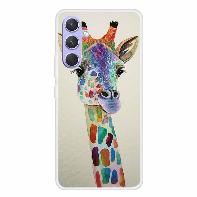 For Samsung Galaxy A54 5G Flexible TPU Protective Cover Pattern Printing Phone Case