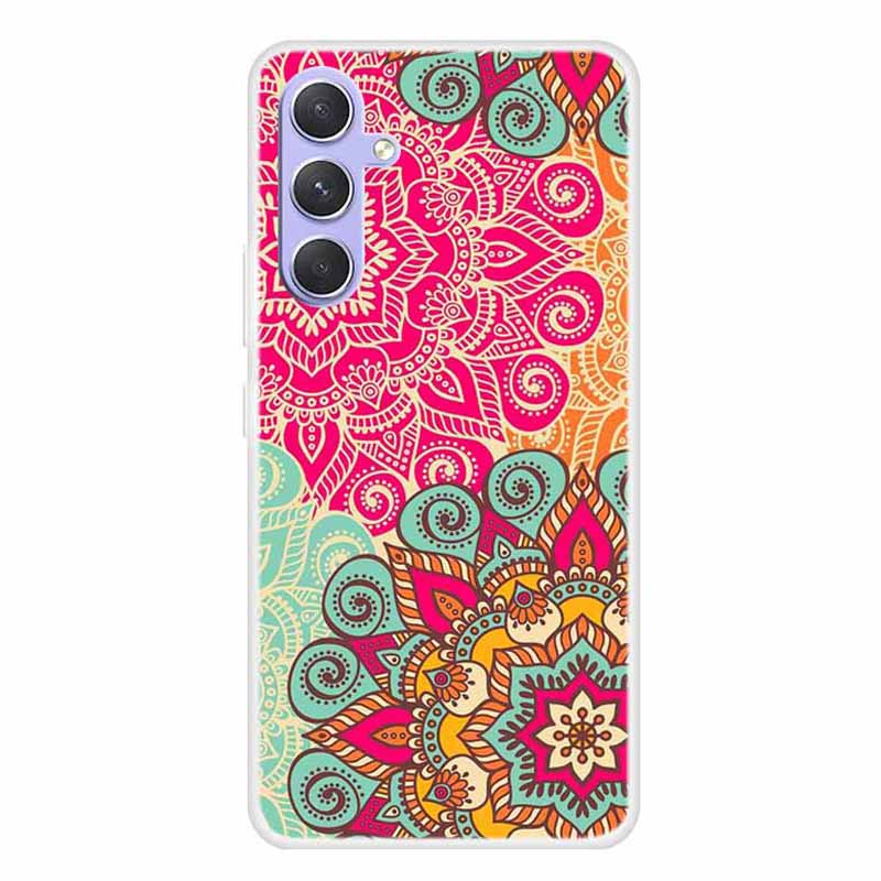 For Samsung Galaxy A54 5G Flexible TPU Protective Cover Pattern Printing Phone Case