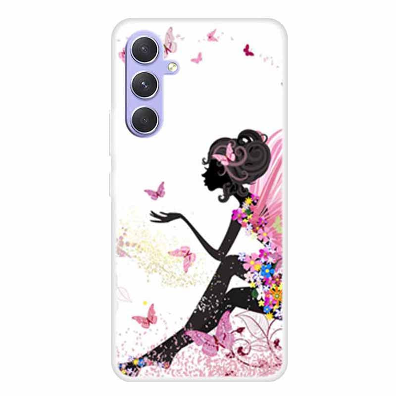 For Samsung Galaxy A54 5G Flexible TPU Protective Cover Pattern Printing Phone Case