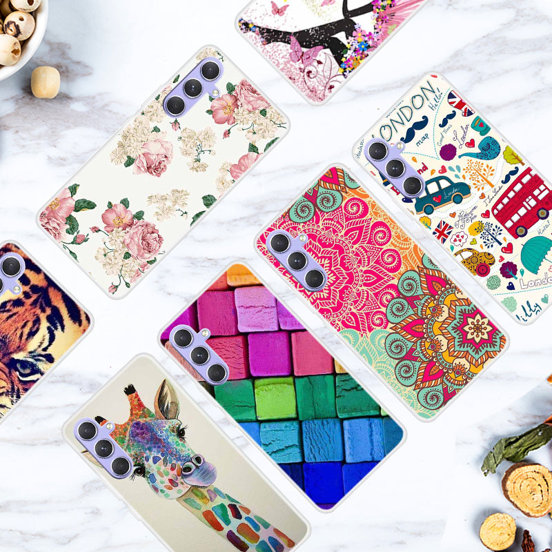 For Samsung Galaxy A54 5G Flexible TPU Protective Cover Pattern Printing Phone Case