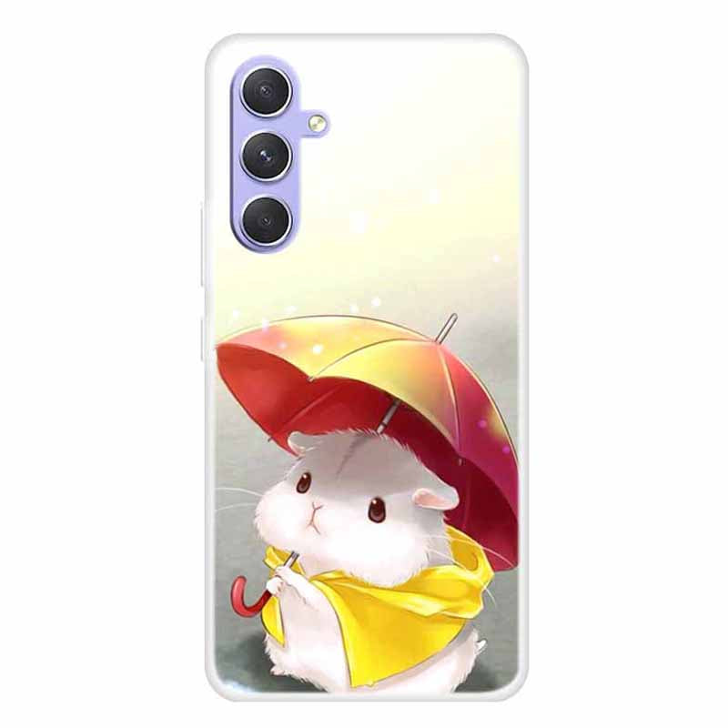 For Samsung Galaxy A54 5G TPU Case Pattern Printing Anti-scratch Shockproof Phone Cover