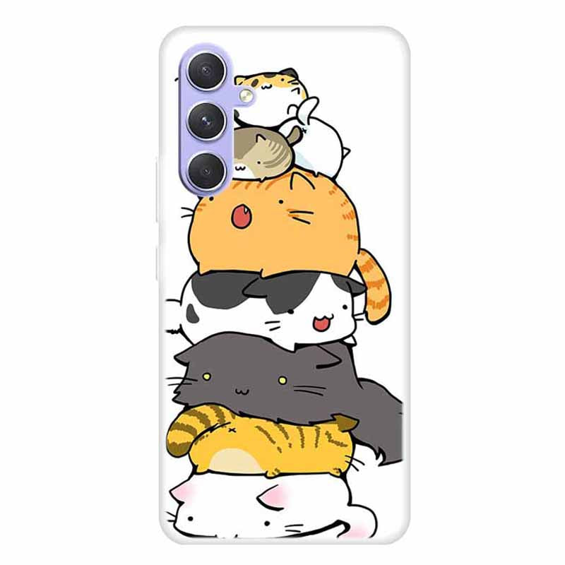 For Samsung Galaxy A54 5G TPU Case Pattern Printing Anti-scratch Shockproof Phone Cover