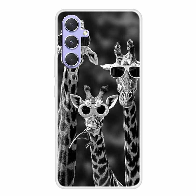 For Samsung Galaxy A54 5G TPU Case Pattern Printing Anti-scratch Shockproof Phone Cover