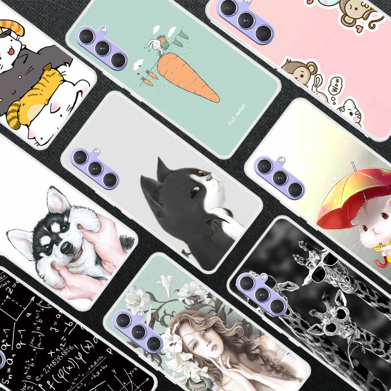For Samsung Galaxy A54 5G TPU Case Pattern Printing Anti-scratch Shockproof Phone Cover
