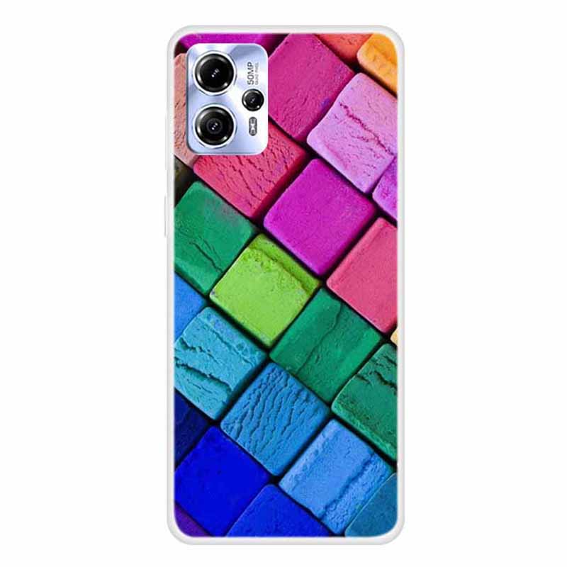 For Motorola Moto G13 4G Pattern Print Design Phone Case Flexible TPU Shockproof Cover