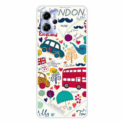 For Motorola Moto G13 4G Pattern Print Design Phone Case Flexible TPU Shockproof Cover