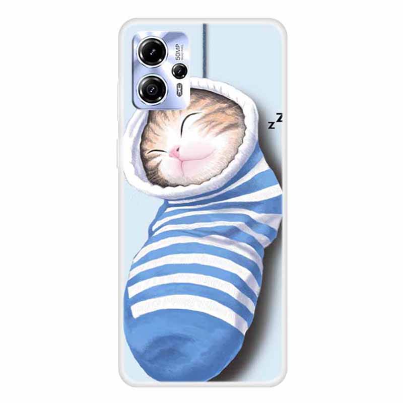 For Motorola Moto G13 4G Pattern Print Design Phone Case Flexible TPU Shockproof Cover