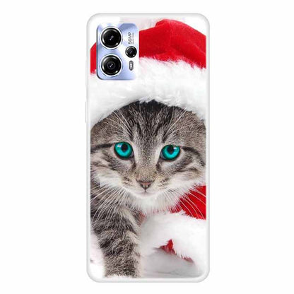 For Motorola Moto G13 4G Pattern Printing Phone Cover Soft TPU Anti-scratch Case