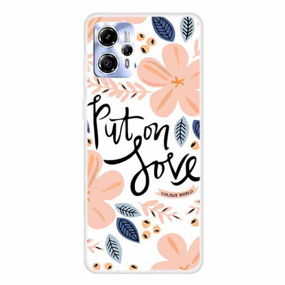 For Motorola Moto G13 4G Pattern Printing Phone Cover Soft TPU Anti-scratch Case