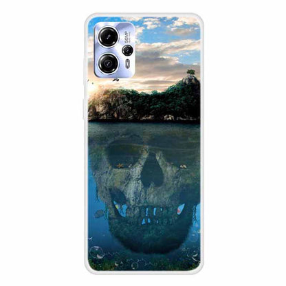 For Motorola Moto G13 4G Pattern Printing Phone Cover Soft TPU Anti-scratch Case