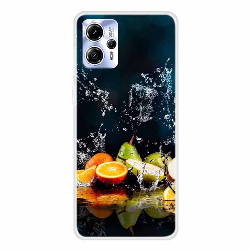 For Motorola Moto G13 4G Pattern Printing Phone Cover Soft TPU Anti-scratch Case