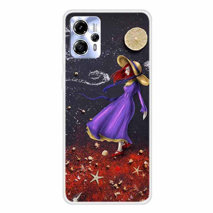For Motorola Moto G13 4G Pattern Printing Phone Cover Soft TPU Anti-scratch Case